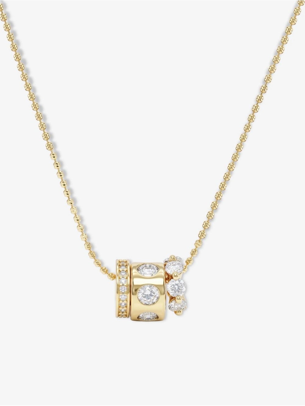 Melinda Maria Ashley Topanga Necklace
Gold|White Diamondettes